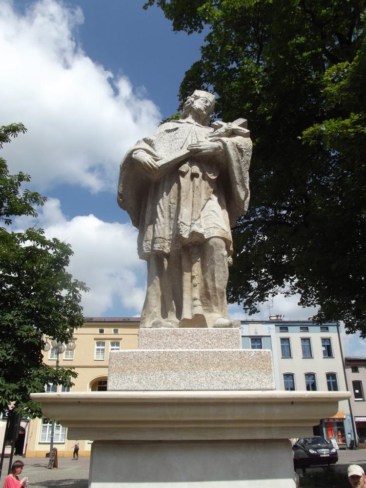 Renowacja rzeźby św. Nepomucena